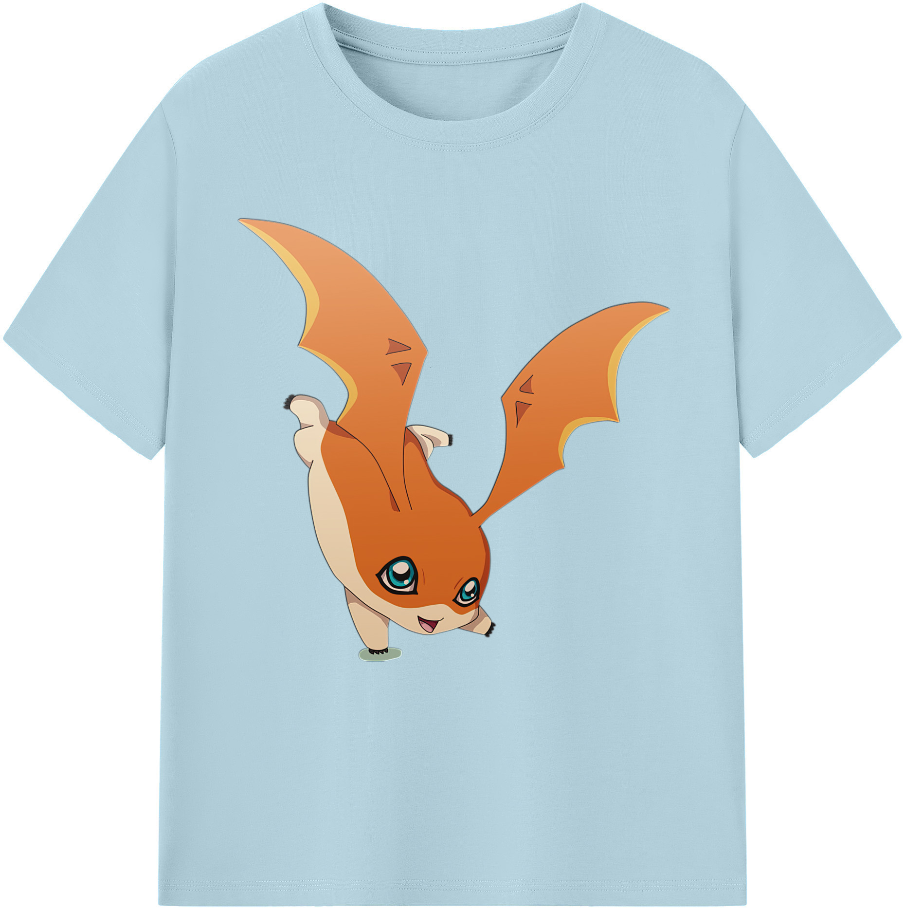 （画像用） Digimon デジタルモンスター/デジモン 綿100％半袖Tシャツ（フロントプリント）